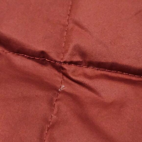 Eddie Bauer EB650 Down Puffer Vest L Red Packable Lightweight Outdoor Jacket - Picture 9 of 10